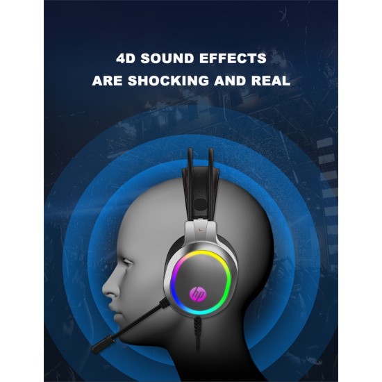 HP DHE-8012U Wired Stereo Gaming Headphone HP DHE-8012U Wired Stereo Gaming Headphone