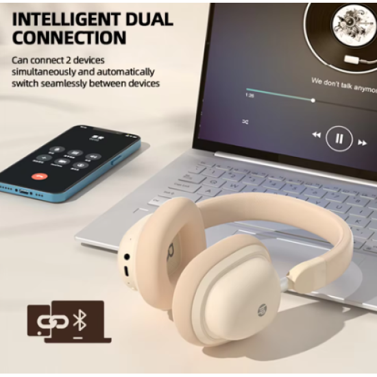 HP H231R Wireless Bluetooth Headphone (Milk Tea) HP H231R Wireless Bluetooth Headphone (Milk Tea)