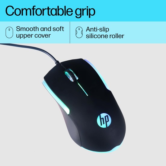 HP M160 USB Wired Gaming Optical Mouse HP M160 USB Wired Gaming Optical Mouse