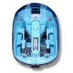 M9 Transparent Wireless USB + Bluetooth Rechargeable Mouse